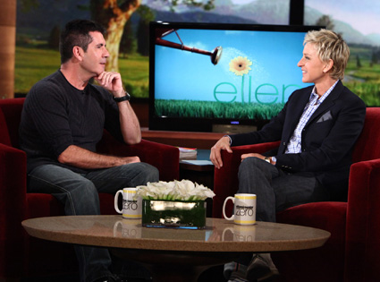 Simon Cowell, Ellen DeGeneres Simon Cowell, Ellen DeGeneres